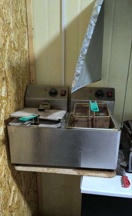 Fast Food/Фаст Фуд учун картошка фри апарат, морозильник, стол стул