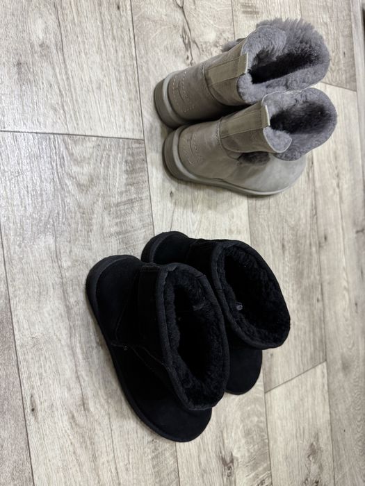 Продам серые и черные угги