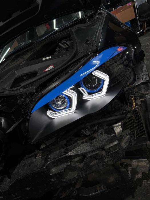 Kit Lupe+ Kit Led 120W + Angel Eyes Iconic Led M4 pt BMW F30/F31/F34