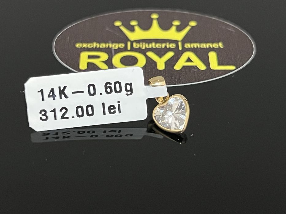 Bijuteria Royal CB : Pandant aur 14k 0,60 grame