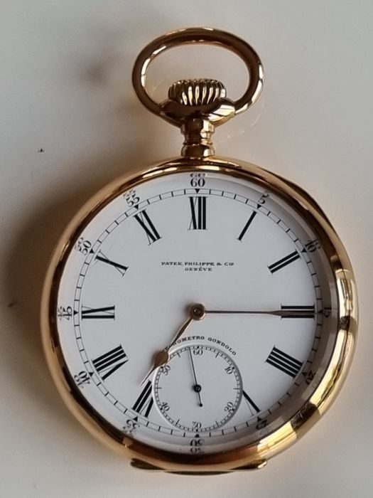 Златен джобен часовник Patek Philippe Chronometro Gondolo