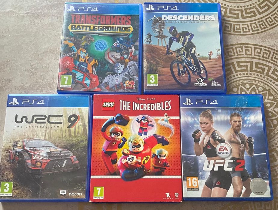 Jocuri PS4,utilizate. Detalii la telefon  !