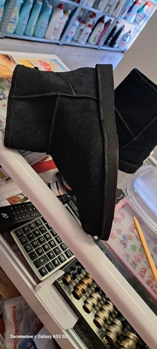 НОВИ Естествен велур боти 41 27 см