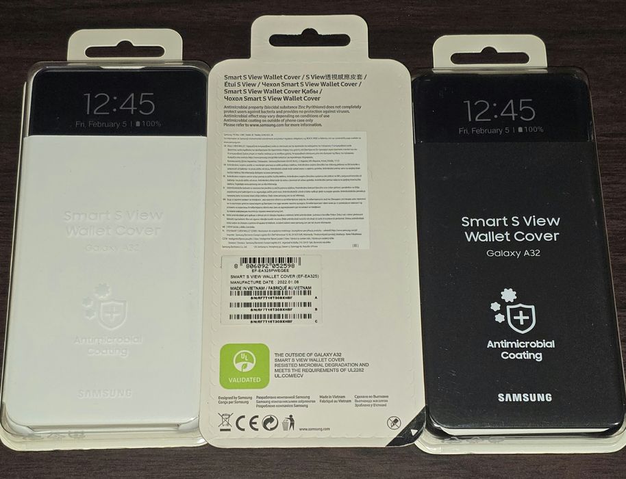 Husa flip smart activa originala Samsung S View Wallet Cover A32 4G