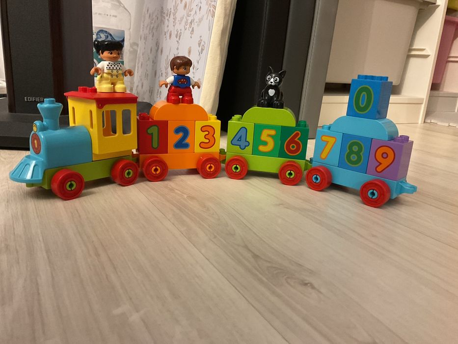 Trenul cu numere Lego Duplo 1,5 ani+