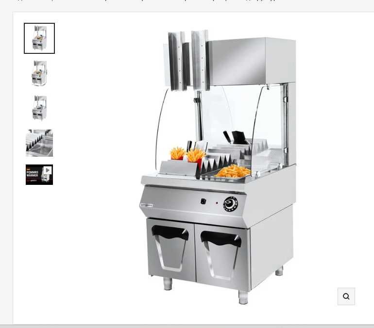 Електрически нагревател за пържени картофи с подструктура