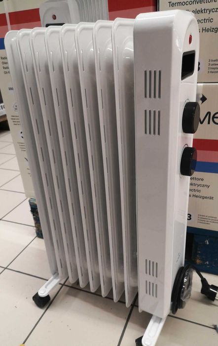 Radiator calorifer electric NOU ulei 9 elemen 2000W 3 trepte termostat