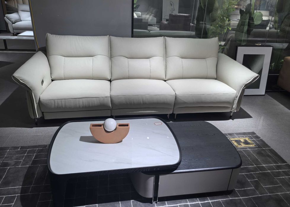 ДИЗАЙНЕРСКИ Диван от Естествена Кожа!!!Разтегателан,Софа,Канапе,Спалня