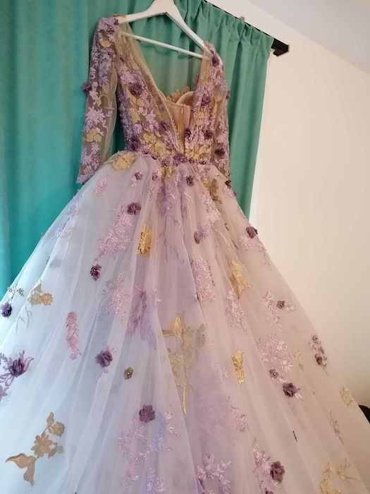 Rochie de mireasă, creație Elena Vasylkova, mărime 36/38