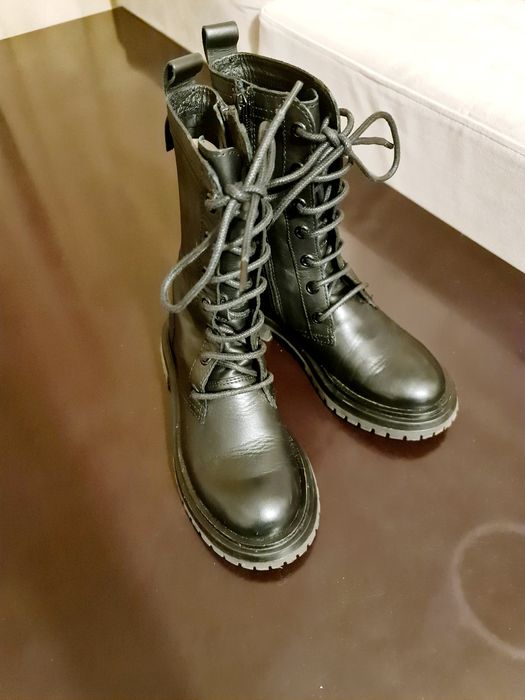 Ghete Zara piele, marimea 30