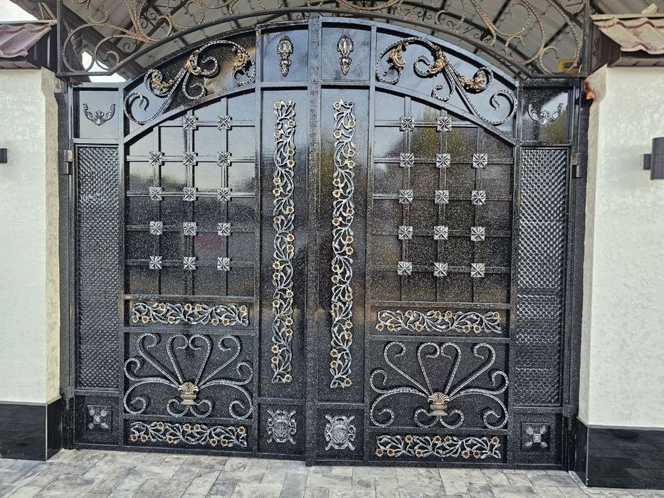 Покраска Ворот, Покраска заборов. Покраска крыши