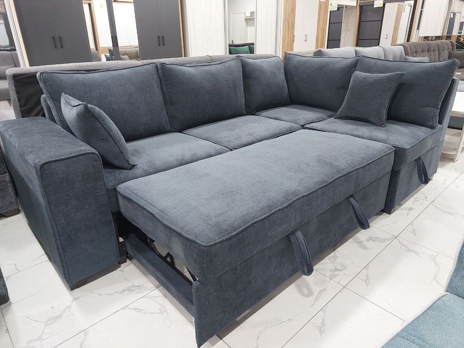 Угловой диван с выдвижным механизмом