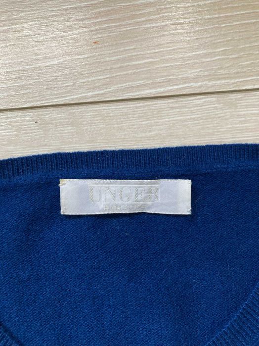 UNGER Hamburg 100% Cashmere кашмир кашмирена жилетка пуловер S