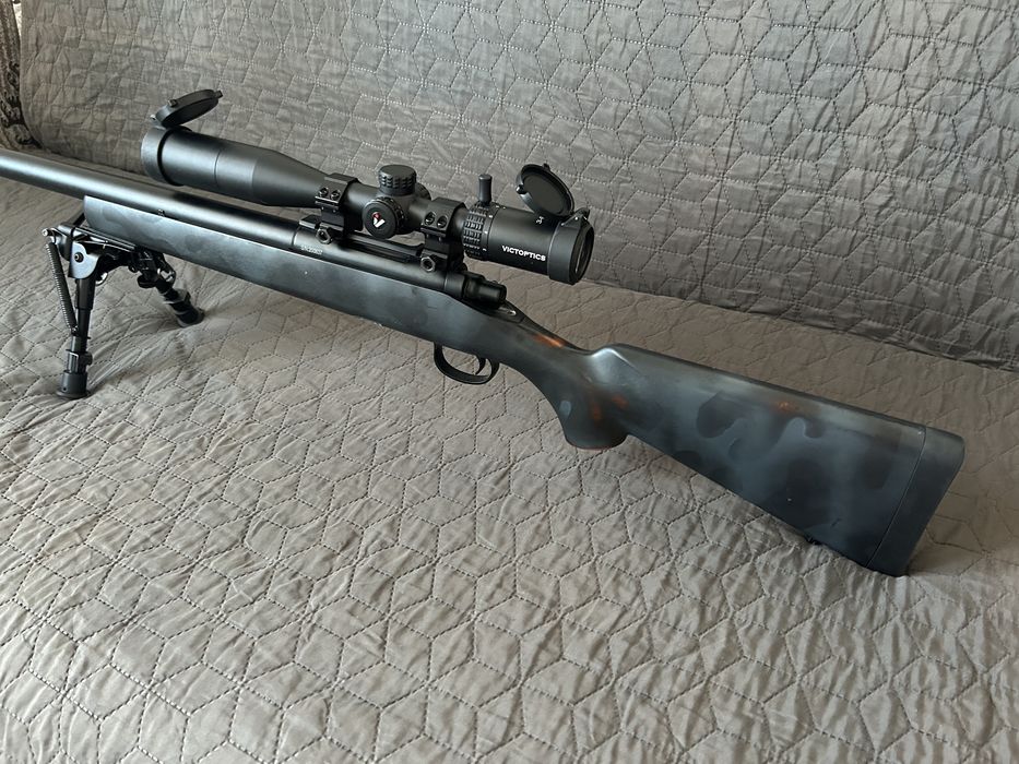 Vand pachet sniper airsoft Cm.701C Upgrade Custom 2,5j