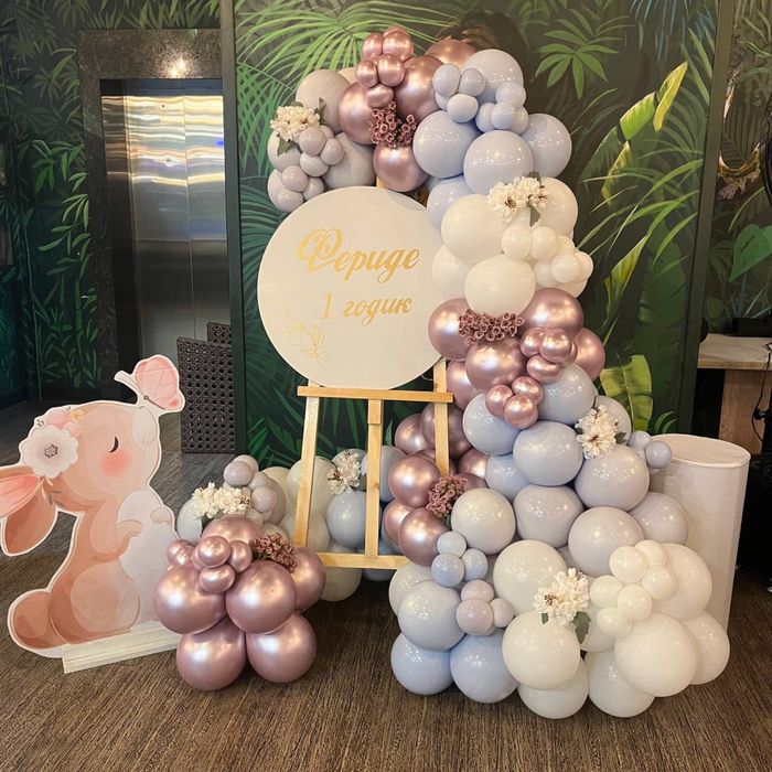 Воздушные шары, оформление, фотозоны