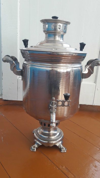 Самовар Новый ещё не разу не использовался.