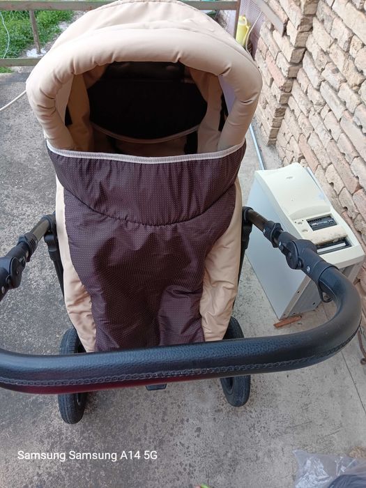 Бебешка количка  2 в 1 + подарък кошница 0 до 13кг