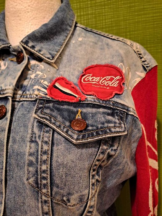 Greacă denim Desigual Coca-Cola marimea 38-M