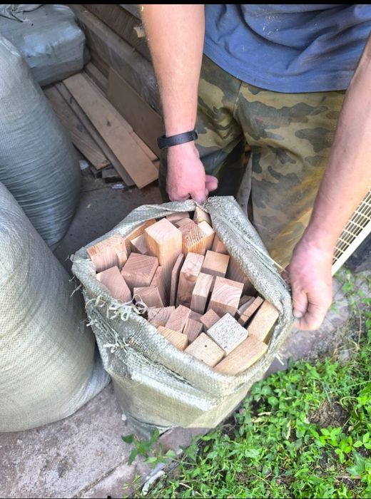 Дрова сухие, напиленные