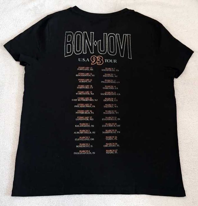 Tricou Bon Jovi - Keep the faith tour Arad • OLX.ro