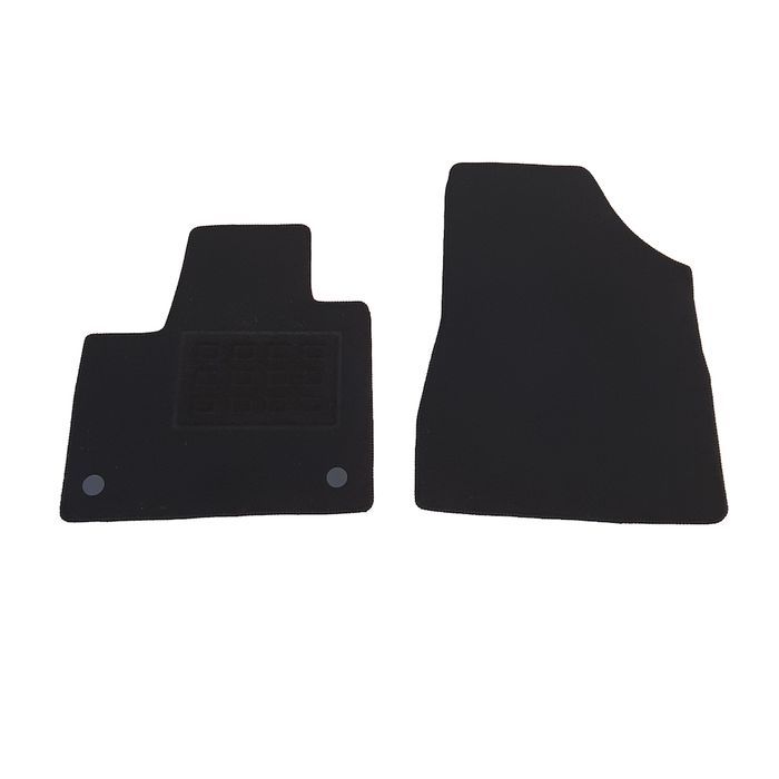 Set covorase auto din mocheta Renault Kangoo 2021-; 2 Locuri; Mercedes Citan 2 Locuri 2021-, Negru, 2 Buc