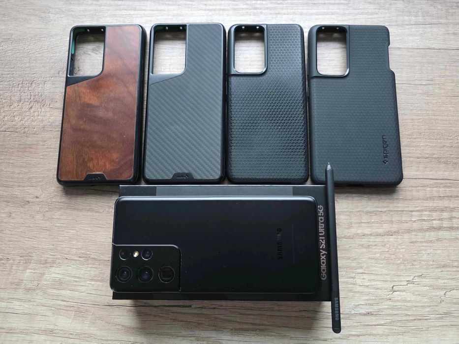 Samsung Galaxy S21 Ultra 256GB + S Pen + 2 huse Mous + 2 huse Spigen