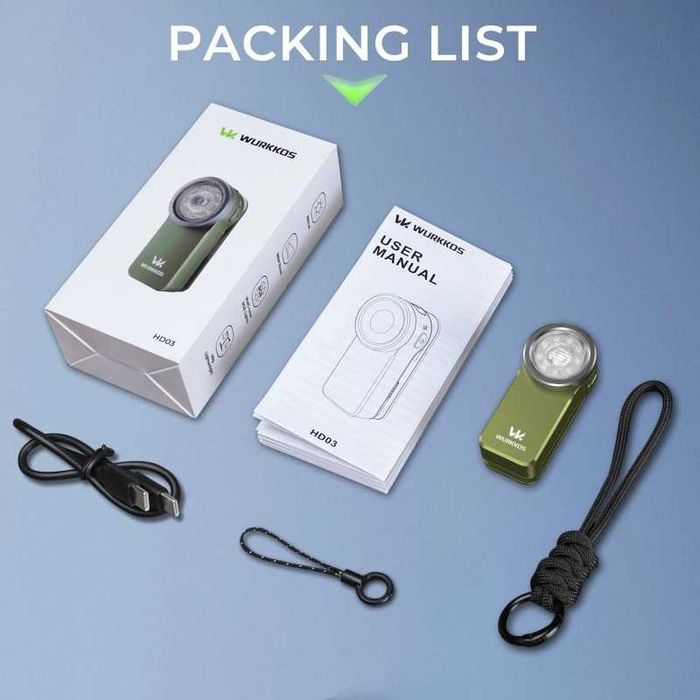 Wurkkos HD03 680LM -usb c