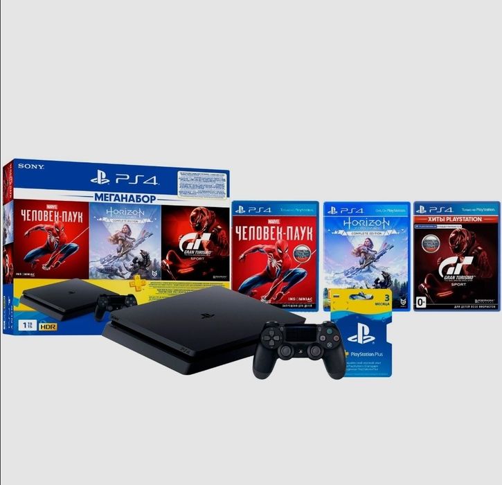 Сони плэйстэйшн 4 слим на терабайт!