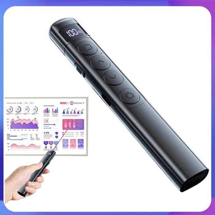 Пульт для презентаций HP, с лазером Hp cliker ss10