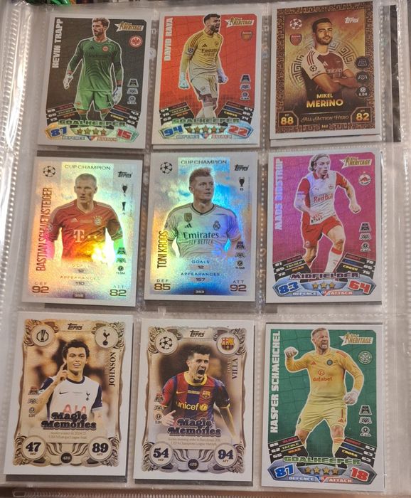 Match Attax 25/26 карти за размяна Topps 2025 2026