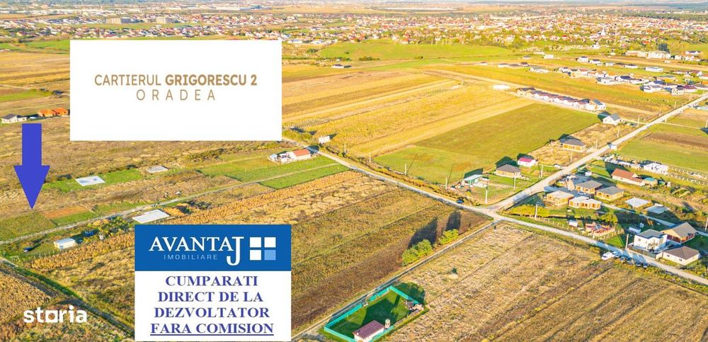 Teren Cihei Sanmartin in Cartierul Grigorescu 2 Oradea str Progresului