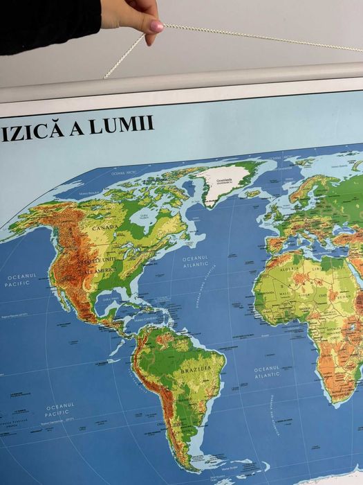 Vand Harta fizica si politica a lumii