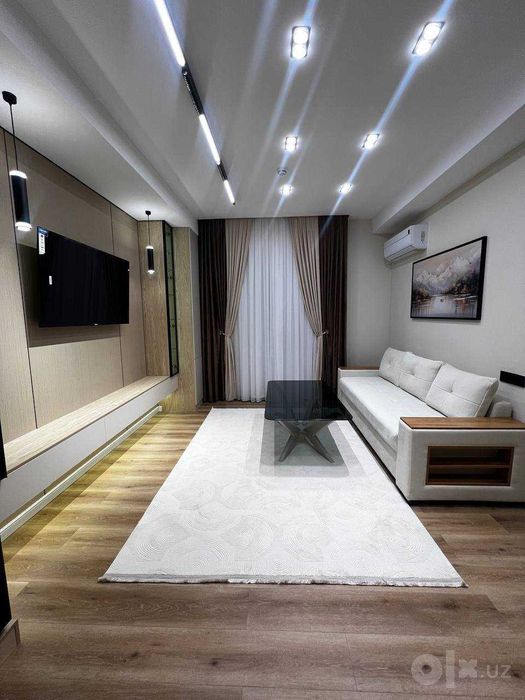 1-комн. кв., 45 м², Bobur Residence, Яккасарайский район