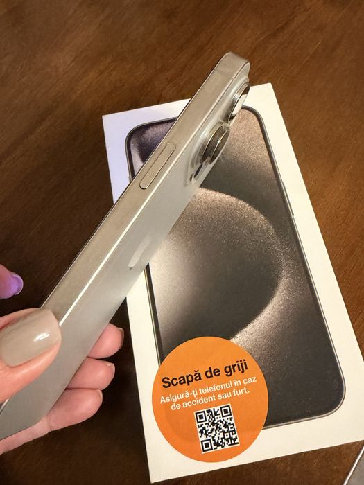 Iphone 15 Pro Natural Titanium, 256Gb, Neverlocked