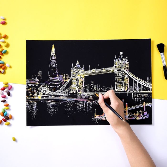 Новогодние подарки рисование