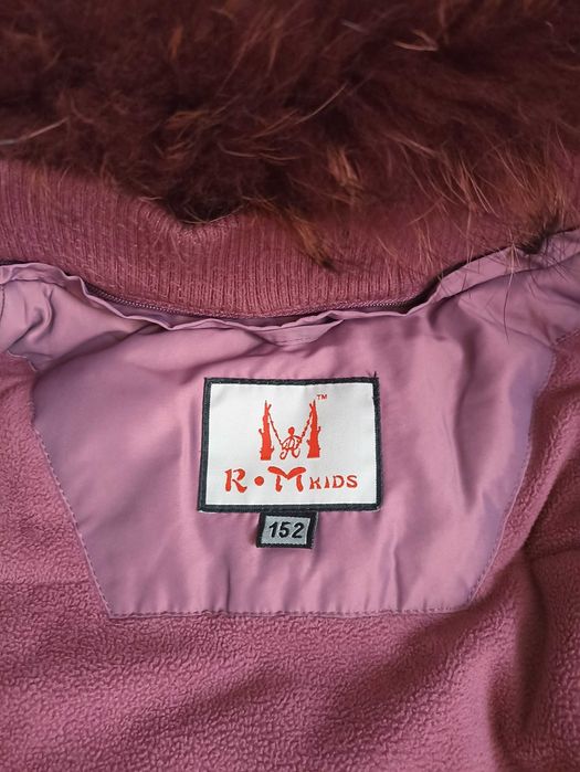 Зимний пуховик на девочку подростка