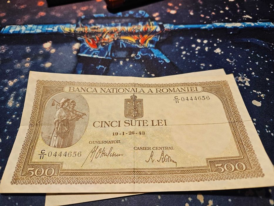 bani vechi romanesti 500Lei