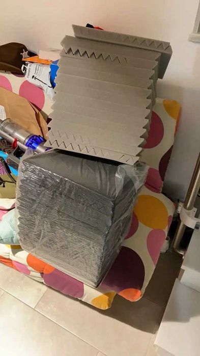 Залепващи Акустични Панели за шумоизолация и звукоизолация, 12 броя