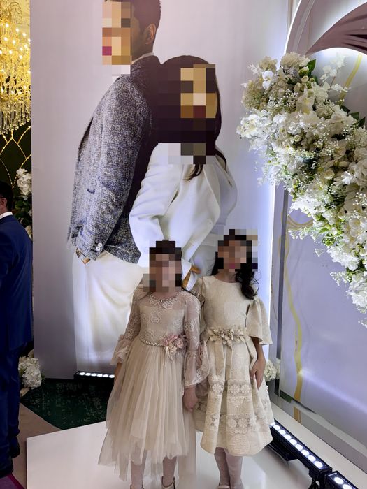 Детские вечерние платья. Одели 1 раз, на 2 часа. Куплены в бутике.