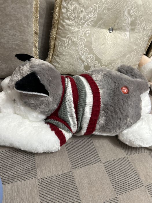 Игрушка хаски в новом состоянии