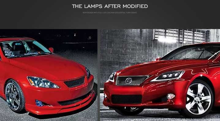 Комплект Тунинг FULL LED фарове 05-2013 Lexus IS250/IS350/IS300 07-14