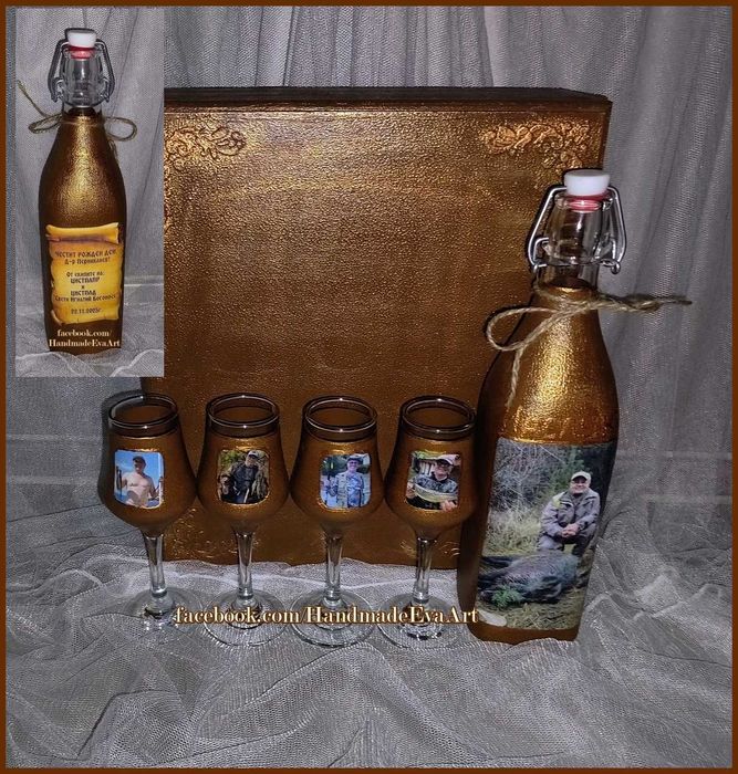 Подарък за ловец/ловджия-ръчна изработка с ловни мотиви/снимка/поздрав