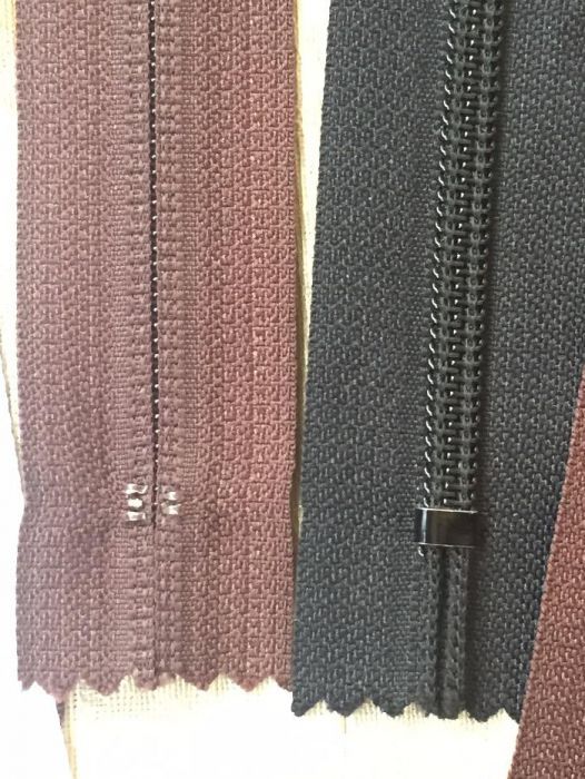 Замки молнии обувные