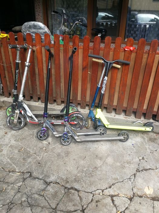 Детски велосипед и тротинетки