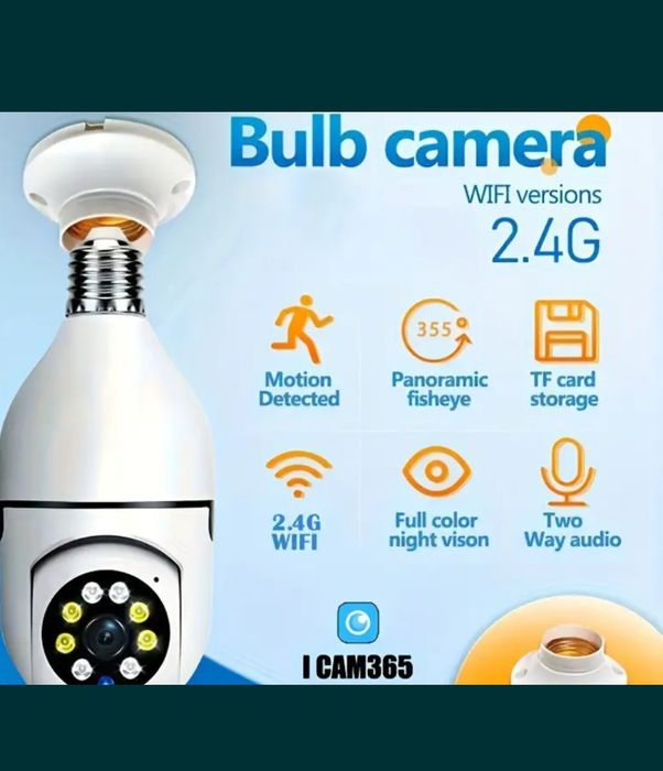 WiFi камера за монтаж на фасунг