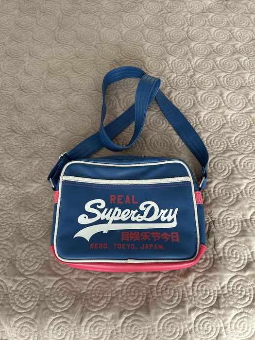 Geanta Super Dry albastra