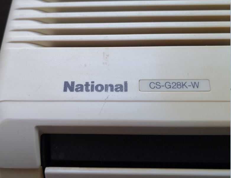 Японски климатик NATIONAL CS-G28K-W, външното тяло: CU-28BK