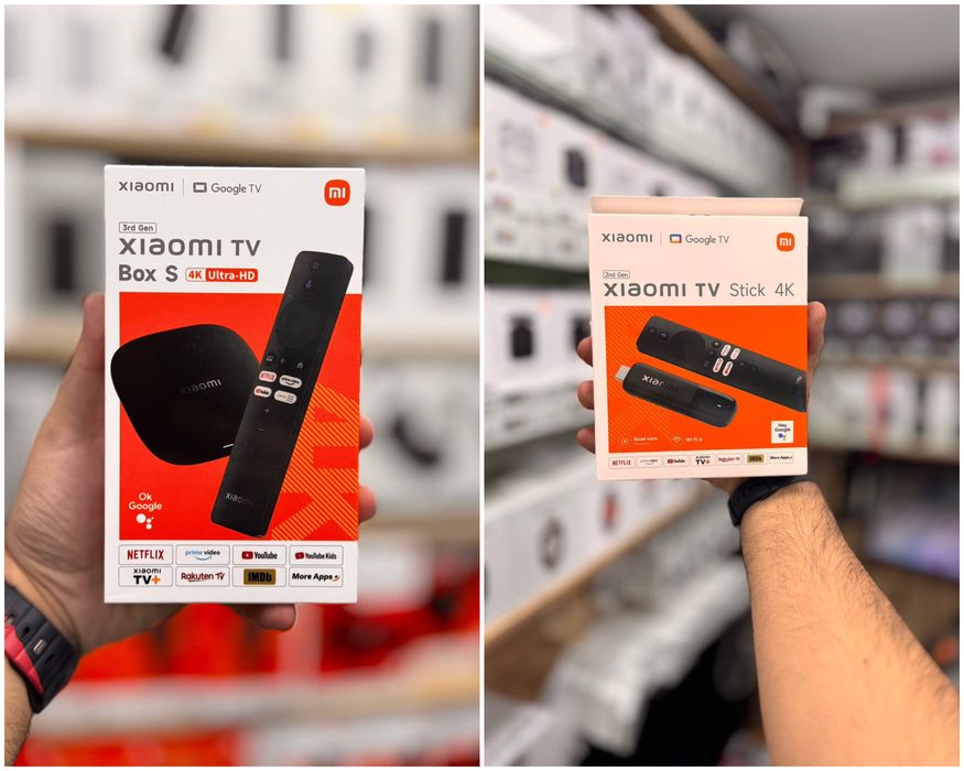Xiaomi TV Stick 4K 2nd Gen/Box S 3nd Умная ТВ-приставка /Доставка 24/7