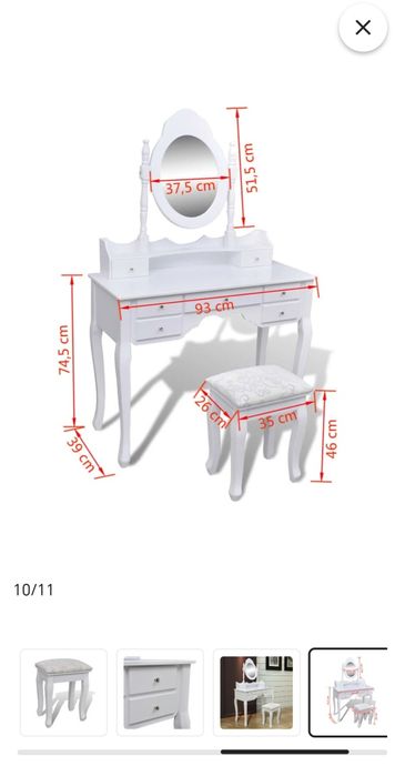 Vând măsuță machiaj