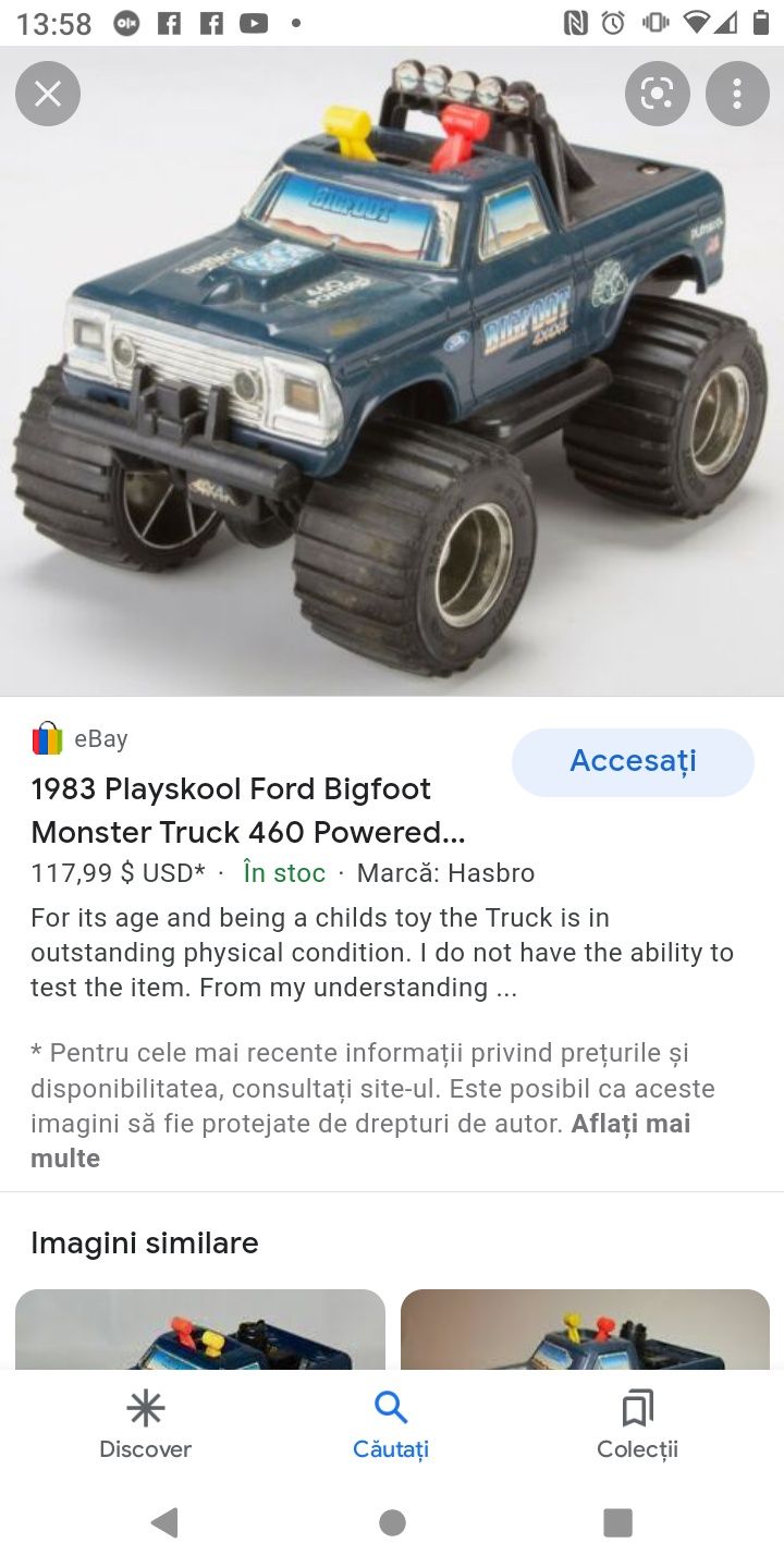 Bigfoot toy 2024 truck 1983